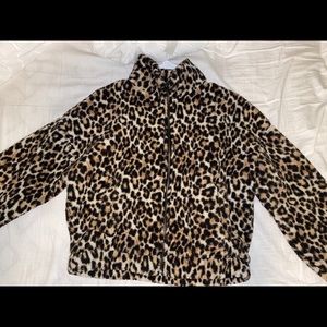 Cheetah Print Puffer Jacket